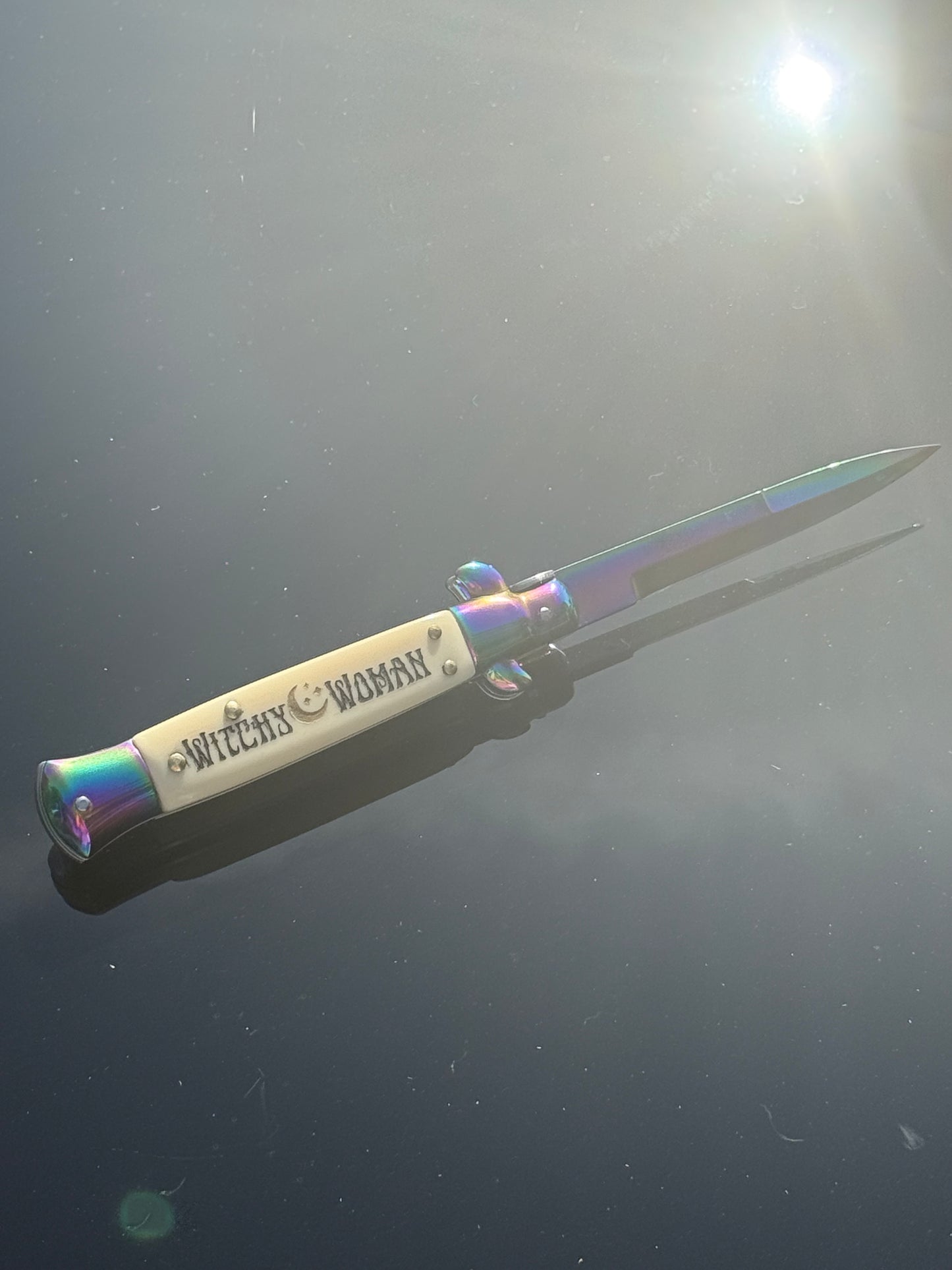 Witchy Woman Rainbow Blade