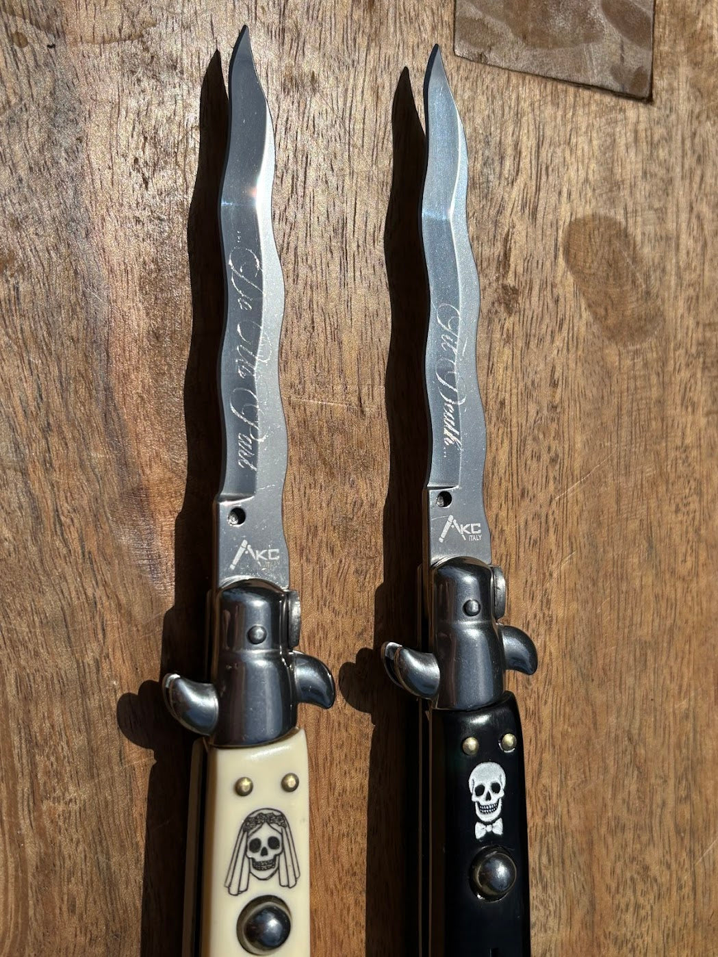 Bride and Groom Knife Set