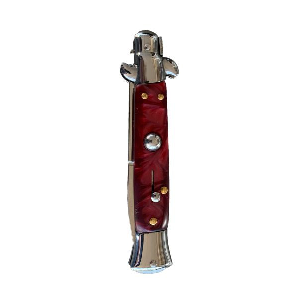 Blood Pearl Stiletto with Silver Blade
