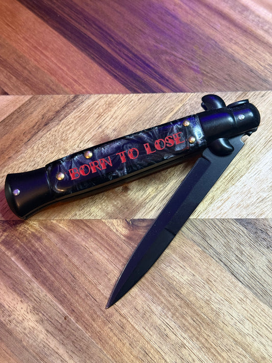 Born to Lose Snakeyes Knife