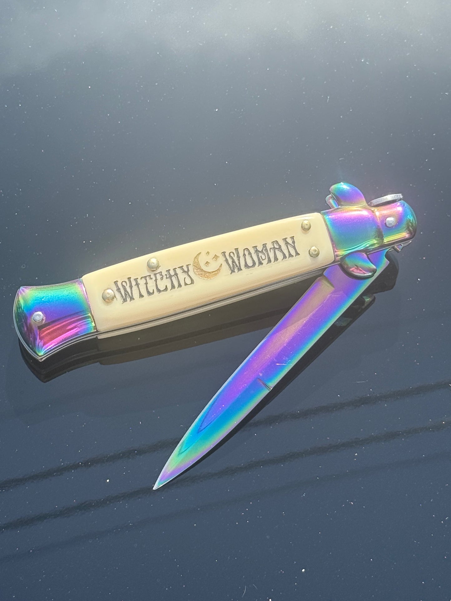 Witchy Woman Rainbow Blade