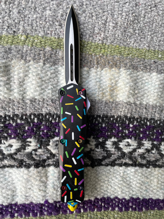 Black OTF Sprinkles Knife