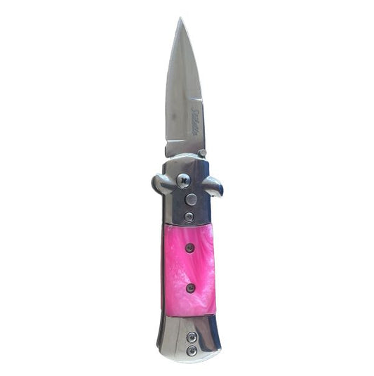 Pink Mini Stiletto with pocket clip