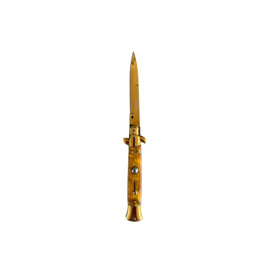 Golden Pearl Stiletto with Gold Blade