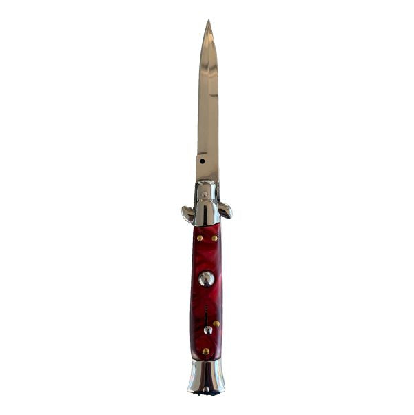 Blood Pearl Stiletto with Silver Blade